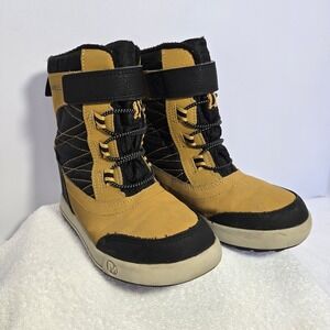 Merrell Kids Snowstorm Jr Yellow and Black Winter Boots Size 12 Waterproof Warm